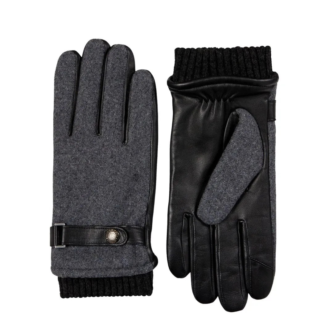 Premium Touchscreen Flannel & Leather Winter Gloves - Image 2