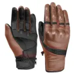 Genuine leather motorbike riding gloves