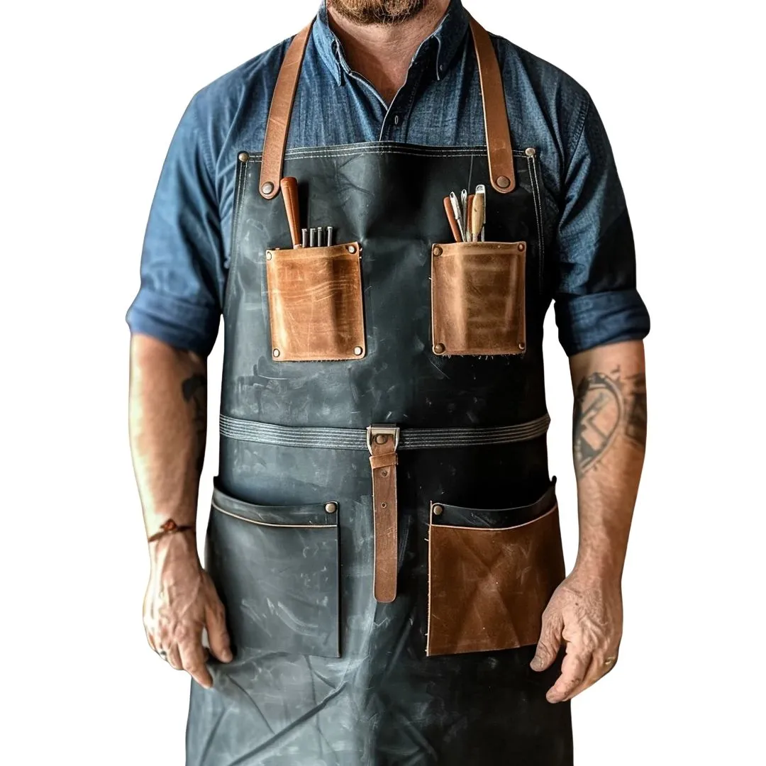Sunsiraj premium leather carpenter apron