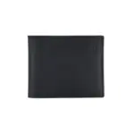 Men's leather wallet with classic compact design