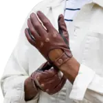 Sunsiraj touchscreen leather driving gloves