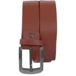 Tan leather casual belt for men