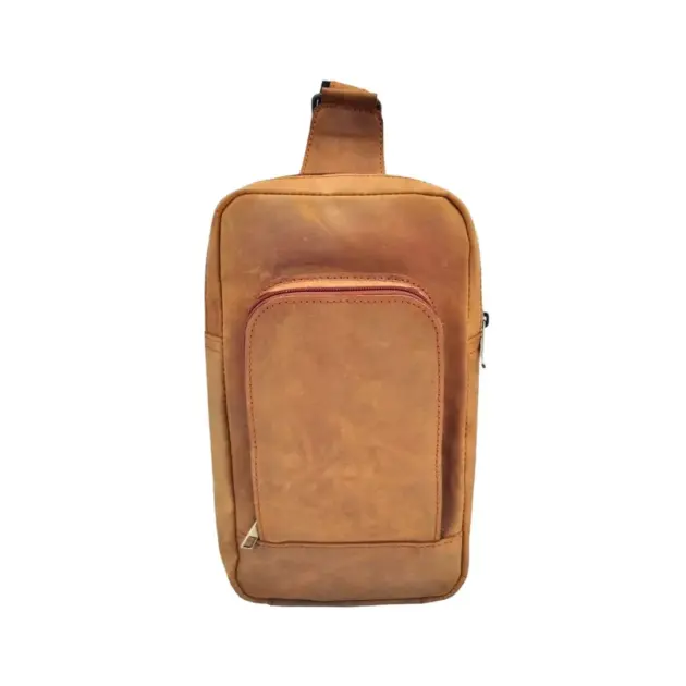 Mustard Leather Sling Bag