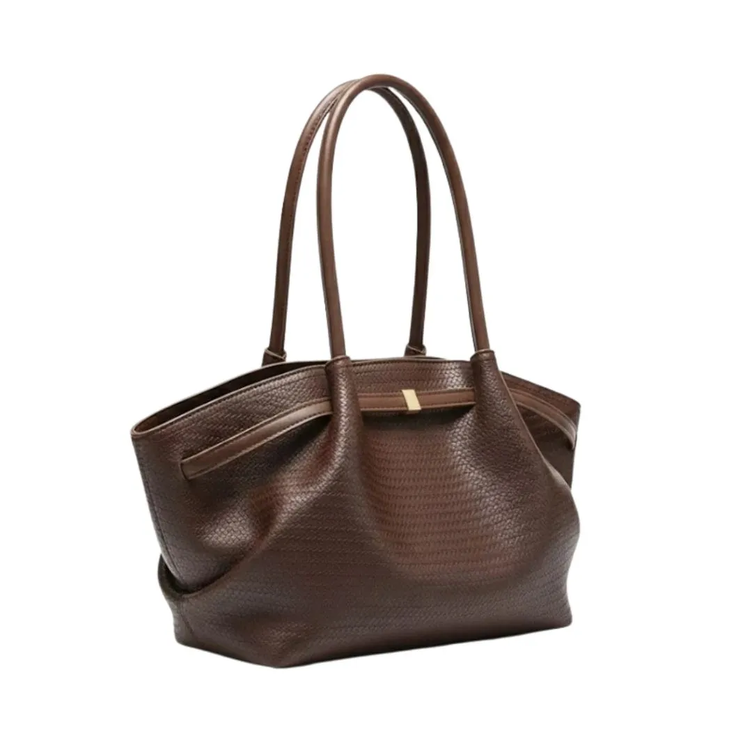Woven Texture Winged Tote Bag - Image 2
